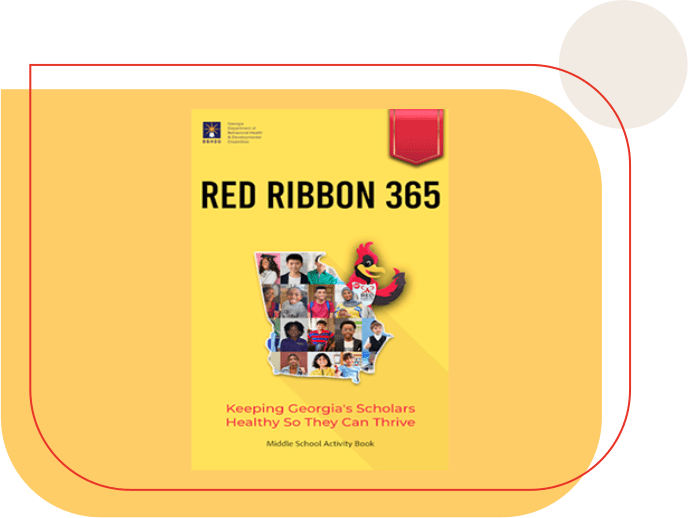 Red Ribbon 365: Georgia middle school health activity book